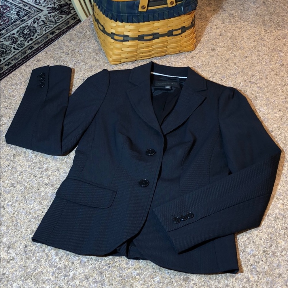 Banana Republic Navy Blue Blazer Size 0 Suit Jacket